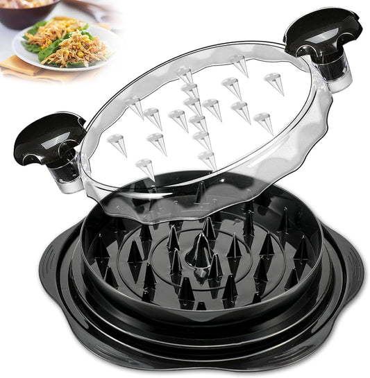 Manual Chicken Shredder Tool Twist for Kitchen, Meat and Vegetable Grinder Machine (Elegant Black)